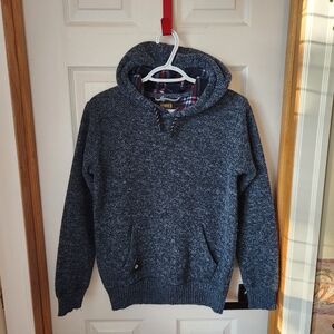 Point Zero Kids Blue Hooded Sweater